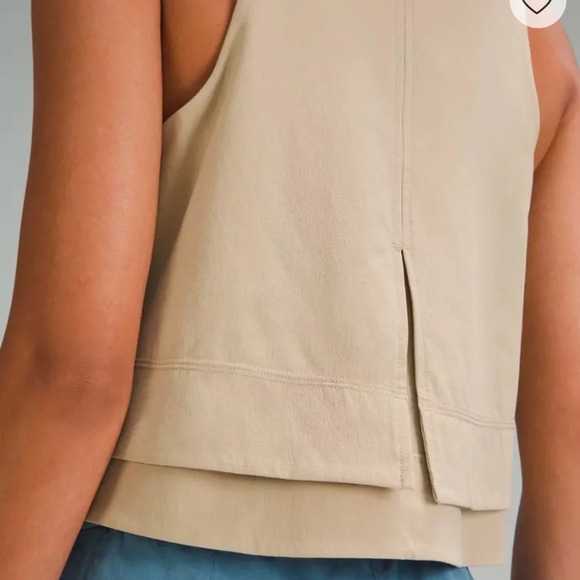 Lululemon Stretch Woven Relaxed-Fit Tank Top trench Small - Picture 5 of 7